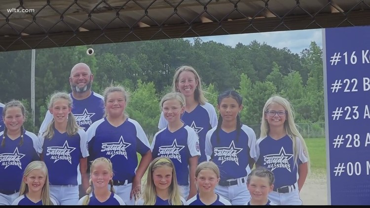 Saluda little league softball team prepares for championship with an extra special member