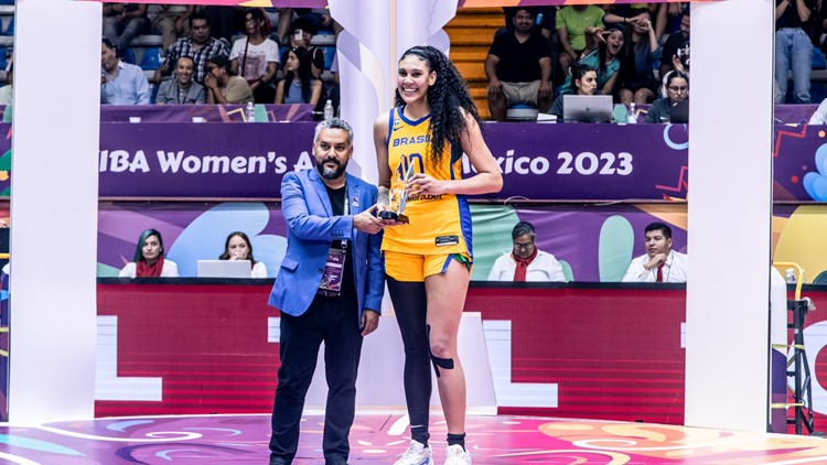 Kamilla Cardoso Leads Brazil to FIBA Womens AmeriCup Gold