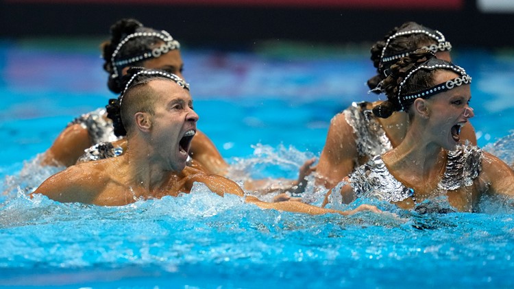 For the first time in the Olympics men will compete in artistic swimming