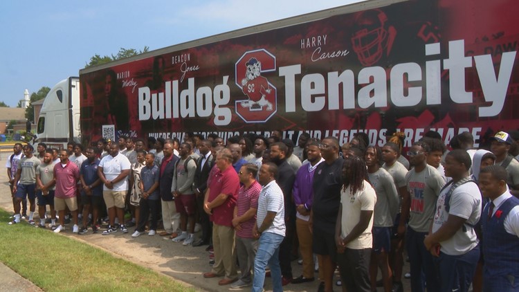 South Carolina States newest addition to the athletics department is a 53 foot equipment trailer named Diesel