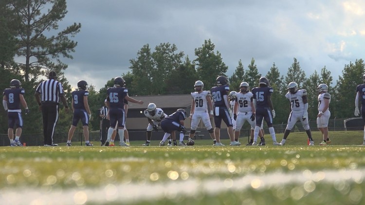 With the high school football season a week away teams hold dress rehearsals