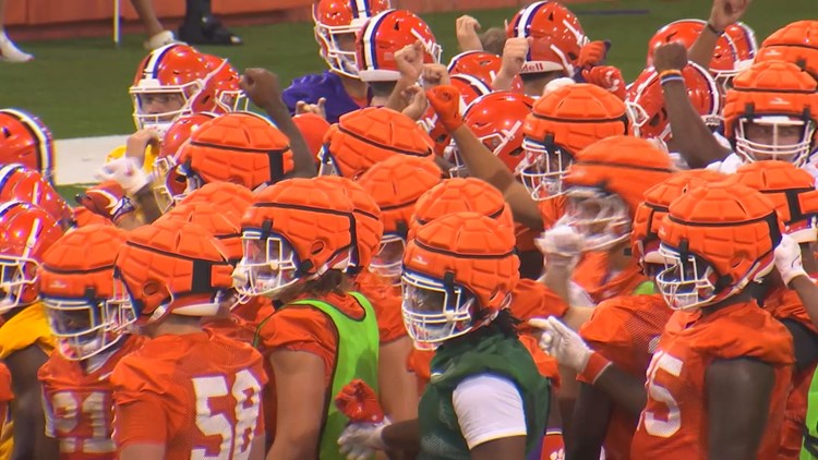 Clemson gets ready for Labor Day night in Durham