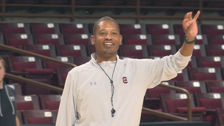 South Carolina basketball preview head coach Lamont Paris likes what he has seen from his team during preseason practice