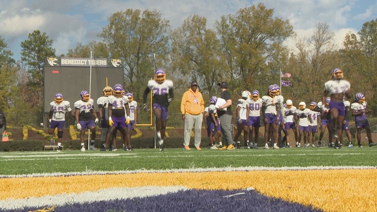 Another week of trying to go 1 0 Benedict College hosts Lenoir Rhyne in the second round of the D2 playoffs