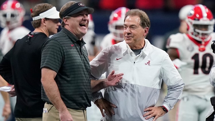 Heres how much Georgia is favored by over Alabama in SEC Championship Game