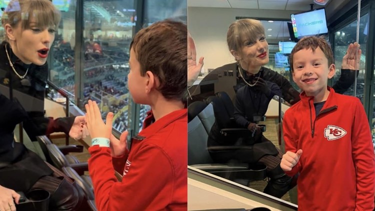 Young boy from Buffalo meets Taylor Swift