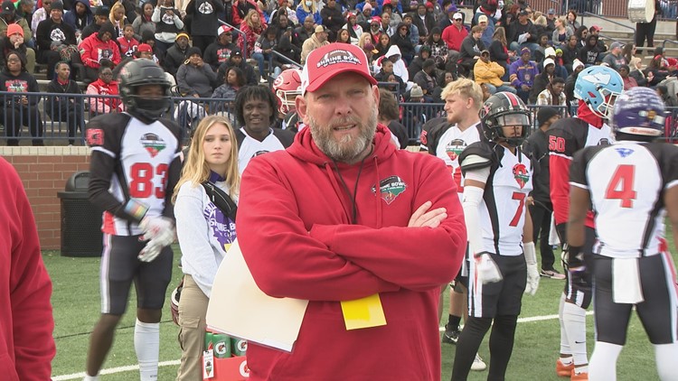 One final game on the sidelines Chad Leaphart helps the South Carolina Shrine Bowl team win the annual all star game