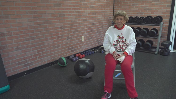 Shes Bess and shes here for work | At 100 years old nothing is stopping this Greensboro woman from hitting the gym