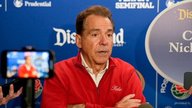 Nick Saban longtime Alabama head coach and winner of 7 national titles is retiring