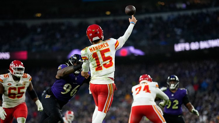 Mahomes Kelce are headed to the Super Bowl after Chiefs shut down Ravens 17 10