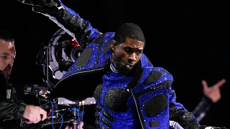 Full video Usher dazzles in Super Bowl halftime show