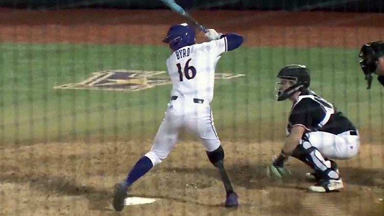 East Carolina player Parker Byrd returns to baseball with prosthetic leg after boating accident