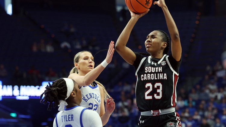 Bree Hall scores 18 South Carolina women have 6 in double figures to rout Kentucky 103 55