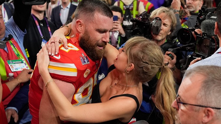 Chiefs Taylor Swift celebrate Super Bowl win at Las Vegas nightclub