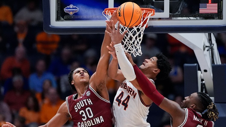 Auburn has too much firepower for the Gamecocks in a 86 55 loss to the Tigers in the SEC Tournament quarterfinals