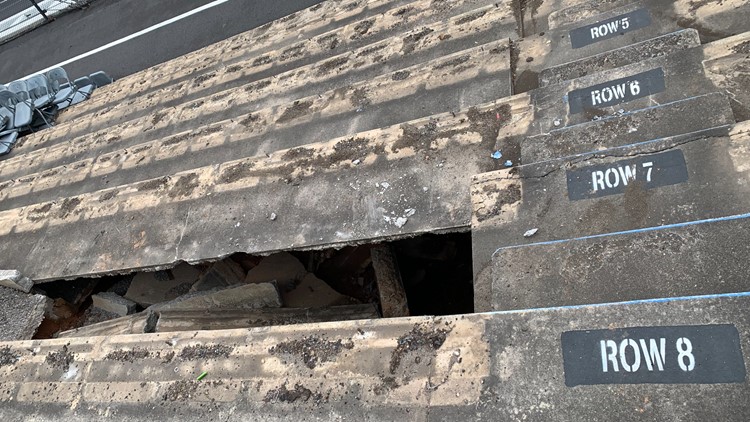 Moonshine cave found underneath North Wilkesboro Speedway grandstands track officials say