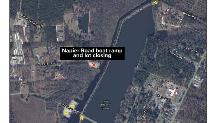 SCDNR closing remote parking lot boat ramp at Lake Edgar Brown