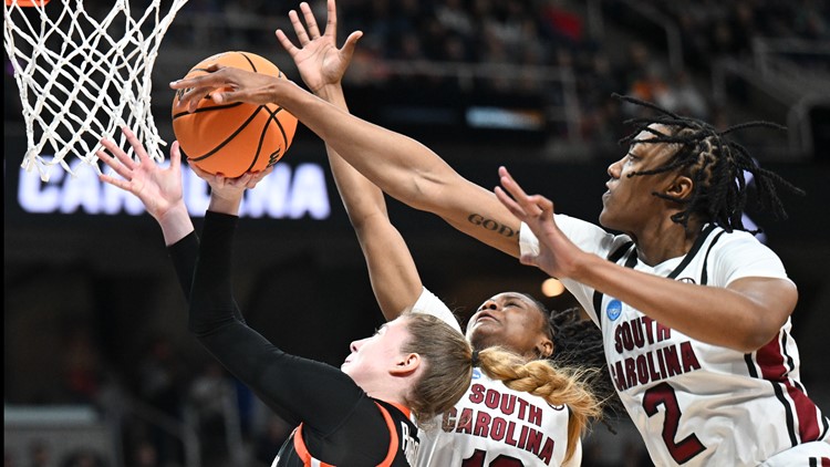 Gamecocks stop another late comeback attempt punch ticket to Final Four