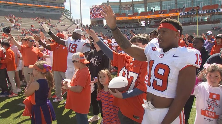 Defense carries the Orange to a 27 12 win over the White team in the Clemson Spring Game