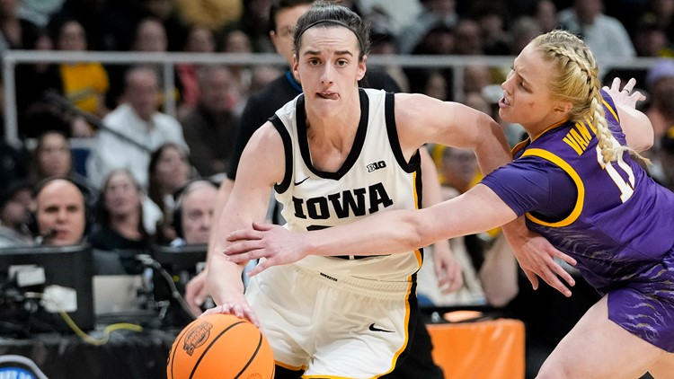 Caitlin Clark Iowa top LSU ending Tigers postseason run