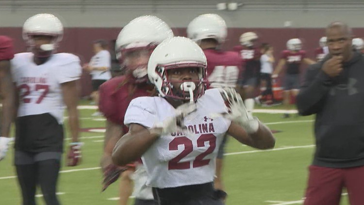 From garnet and blue to garnet and black former SC State running back now carrying the ball for the Gamecocks