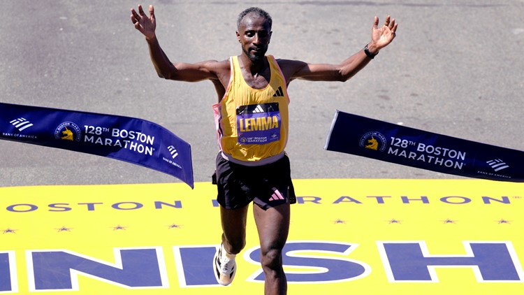 Ethiopias Sisay Lemma wins Boston Marathon in runaway Kenyas Hellen Obiri repeats in womens race