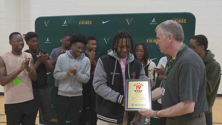 Spring Valley sprinter is a News19 Player of the Week