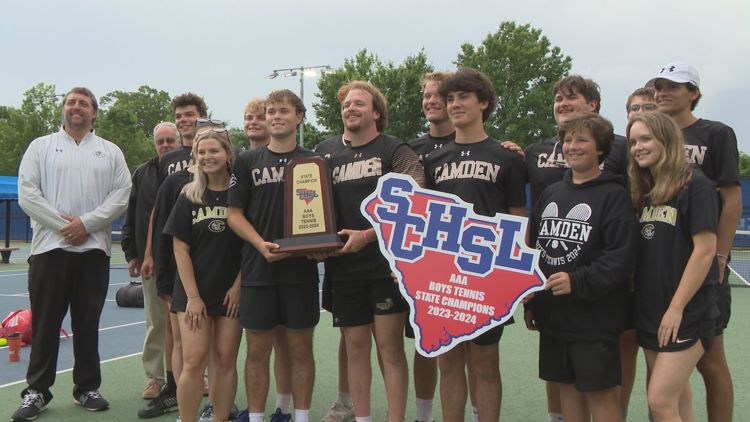 Weather delays and venue changes dont deter the Camden boys tennis team from a state title