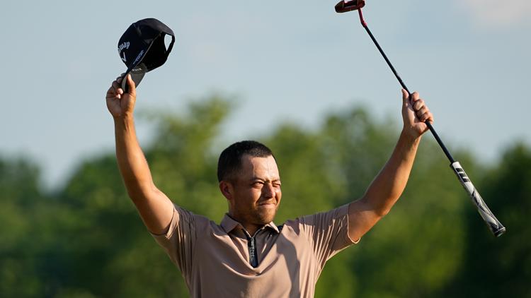 Xander Schauffele claims historic PGA Championship