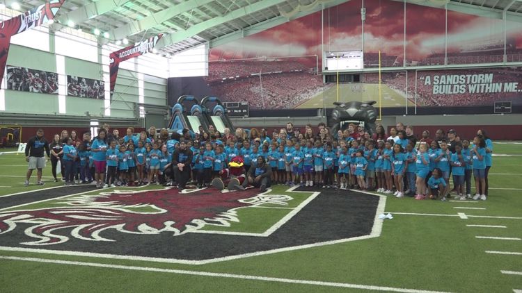 Keep Pounding Day brings the Carolina Panthers to Columbia for a community blitz