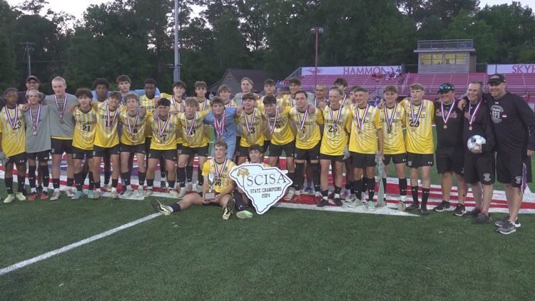 Cardinal Newman soccer team gets one for the thumb wins its fifth consecutive SCISA state championship