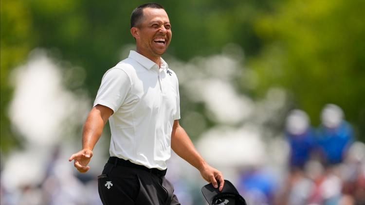 Schauffele gets another major scoring record and sets the pace at PGA Championship