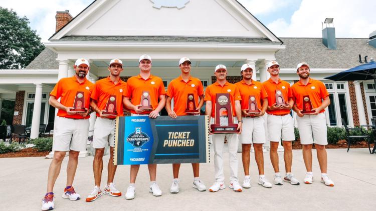 Clemson golf team wins Chapel Hill Regional advance to NCAA National Tournament in California
