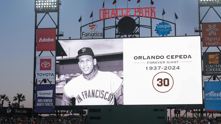 Orlando Cepeda, slugging Hall of Fame first baseman nicknamed ‘Baby Bull,’ has died at 86
