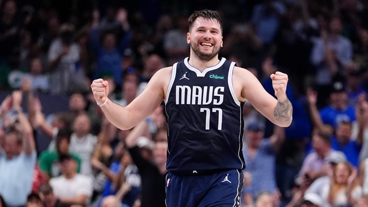 Doncic scores 29 Mavericks roll past the Celtics 122 84 to avoid a sweep in the NBA Finals