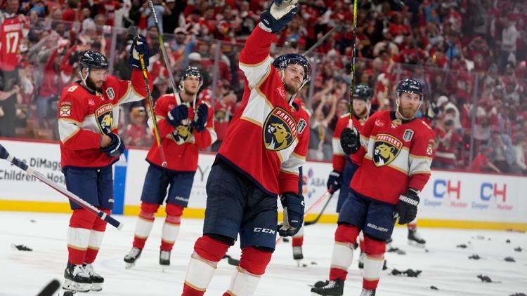 Panthers now 2 wins from the Stanley Cup top Oilers 4 1 for 2 0 lead in title series