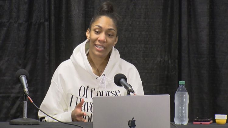 Aces star Aja Wilson makes history with her performance in a road win over Dallas