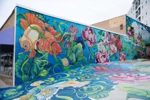 She started on Columbia bar napkins Now shes the artist behind Five Points newest mural