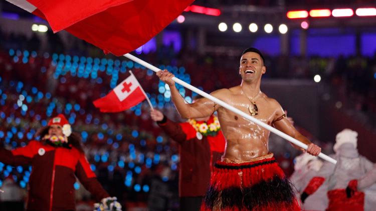 Tongas viral flag bearer is in Paris but not to compete at the Olympics