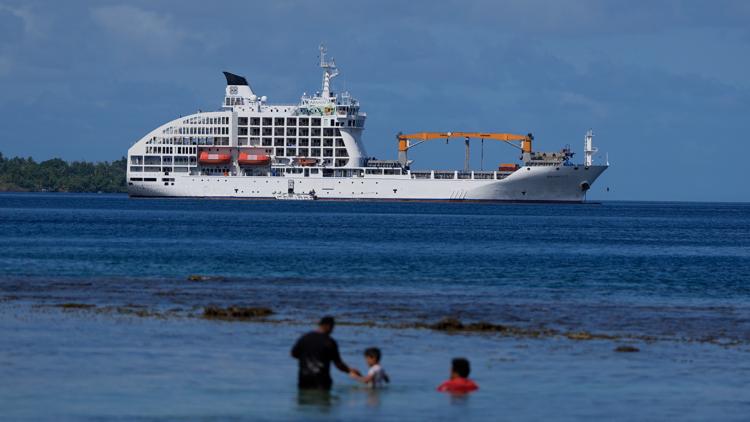 Olympic surfers sleep on a cruise ship in Tahiti a first for the Games