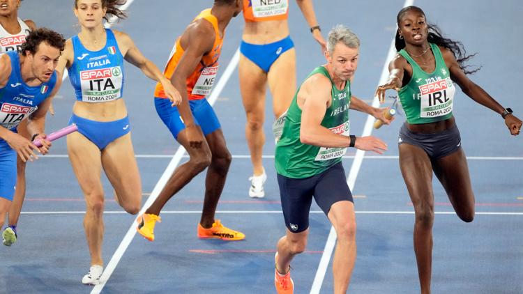 Meet the gray haired sprinter who could make a splash at the Paris Olympics