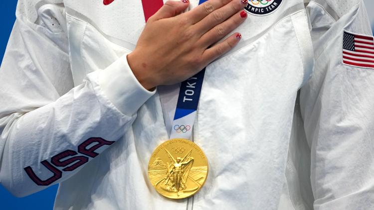 How many Olympic medals does Katie Ledecky have