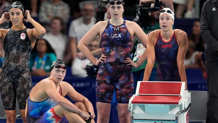 Ledecky wins record 13th medal with a silver Summer McIntosh and Kate Douglass strike gold