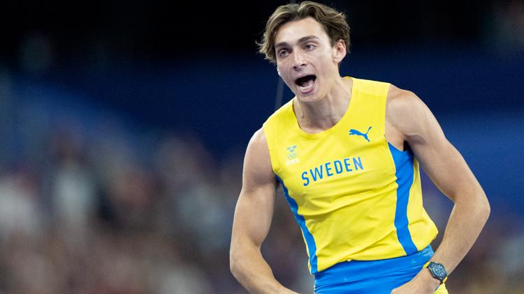 Mondo Duplantis breaks pole vault world record in gold medal performance at Olympics