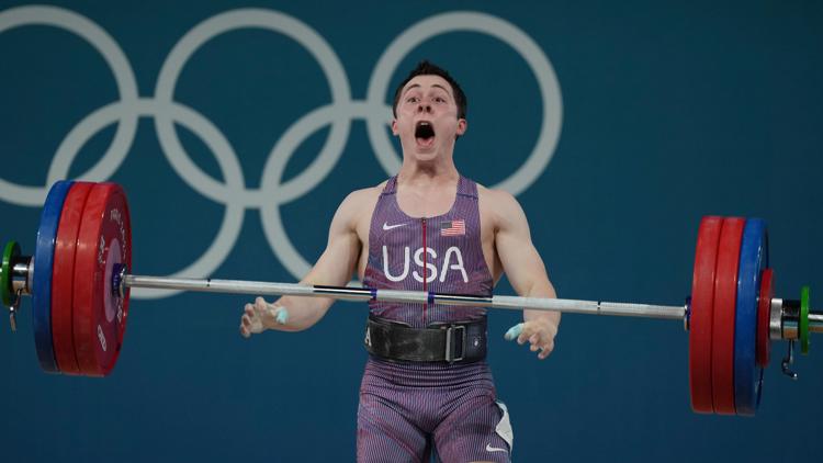 Hampton Morris is 1st US mens weightlifter to medal at the Olympics since 84 Li Fabin wins gold