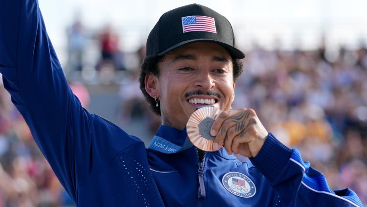 Skateboarder Nyjah Huston says his Olympic medal already deteriorating