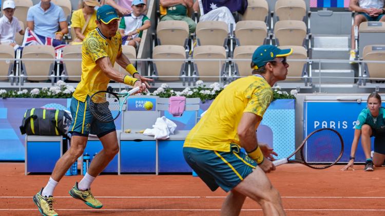 2024 Olympics tennis Matt Ebden and John Peers of Australia win the mens doubles gold