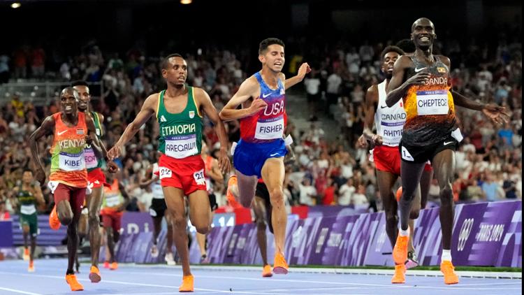 American sprinter Grant Fishers medal finish was a first since 2012 Heres how he fared