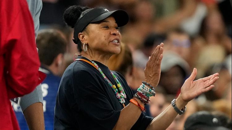 Dawn Staley enjoys different Olympic view In Paris shes a fan