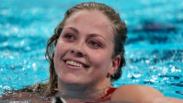 A family of champions Team USA swimmer wins Olympic medal exactly 32 years after her father